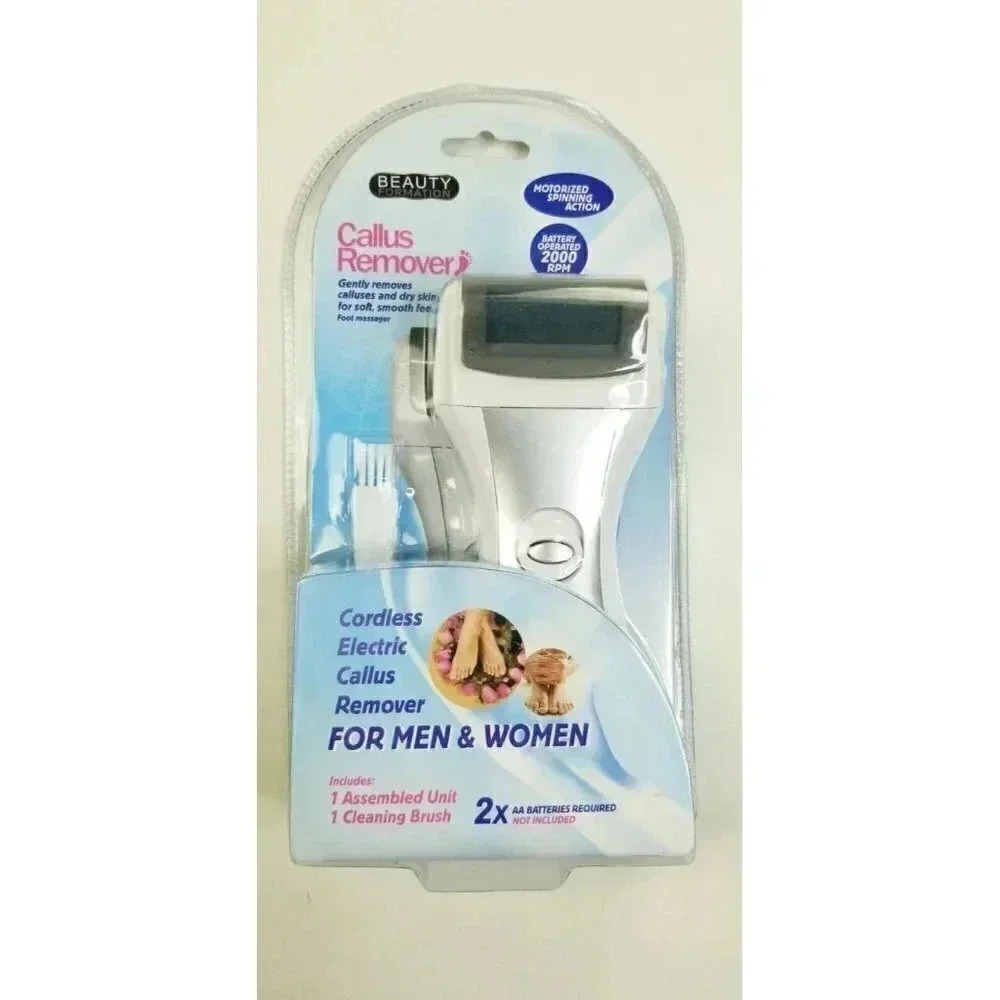 Beauty Formation Callus And Dry Skin Remover Cordless Electric For Men and Women